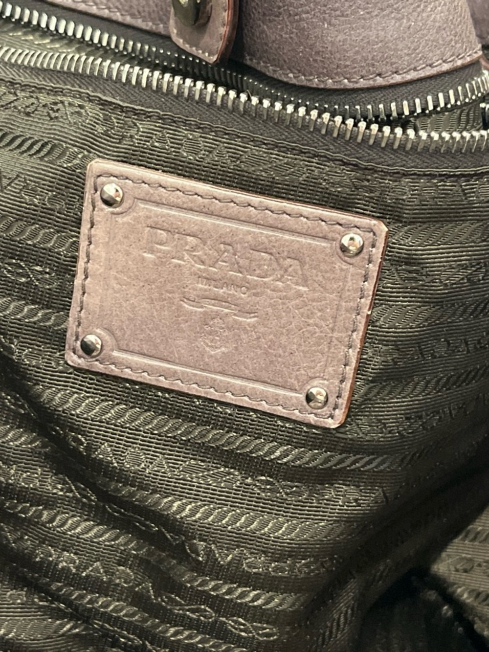 Vintage y2k Prada ombre Leather Tote Bag - Picture 4 of 5